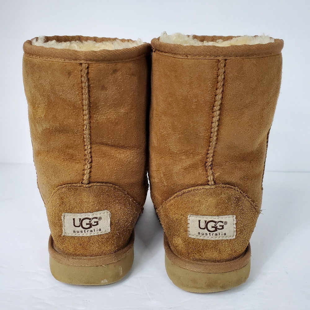 Ugg Classic II short chestnut boots 5251 kids US 4 - Picture 4 of 13